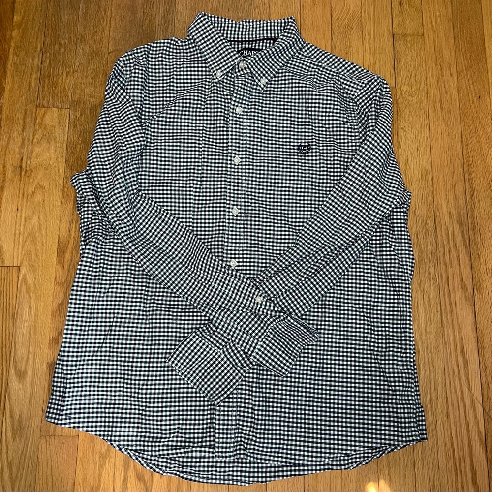 NWOT Men’s Chap’s button down shirt - stretch- size XL